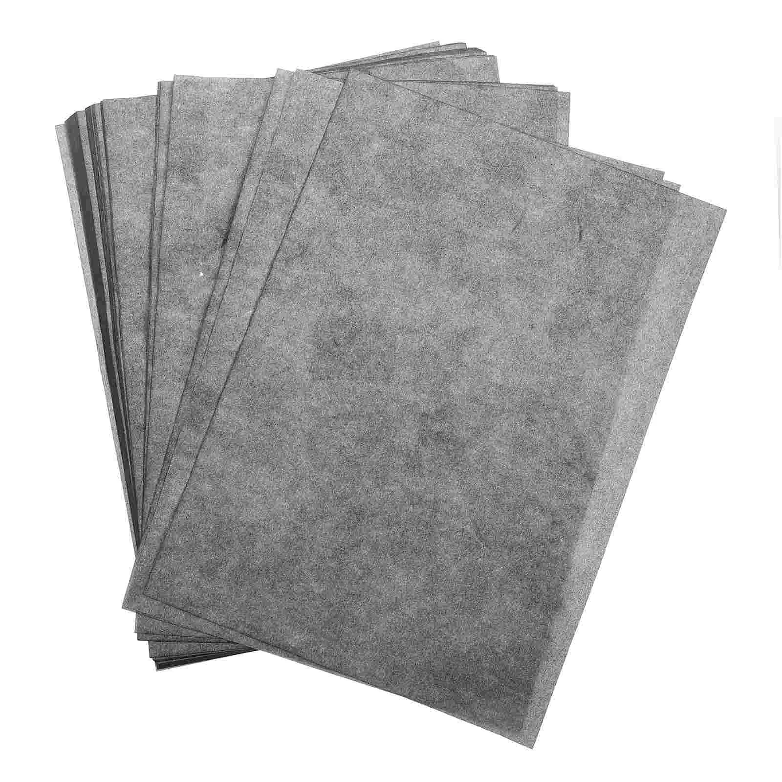 

100 Sheets Graphite Carbon Transfer Paper Tracing Drawing Double Sided Copy for A4