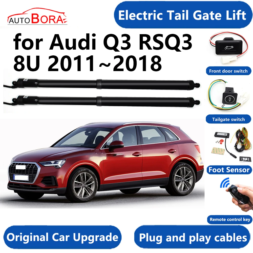AutoBora Car Electric Tail Gate Lift System Power Liftgate Kit Auto Automatic Tailgate Opener for Audi Q3 RSQ3 8U 2011~2018