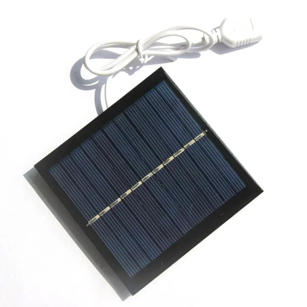 Hiking Solar Charger Portable Solar Charger Outdoor Hiking Working Current 0-180MA Working Voltage 5.5V 1W Solar Panel