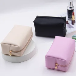 Women Travel Makeup Bags PU Leather Make Up Pouch Toiletry Organizer Cosmetic Bag Storage Handbag for Girls