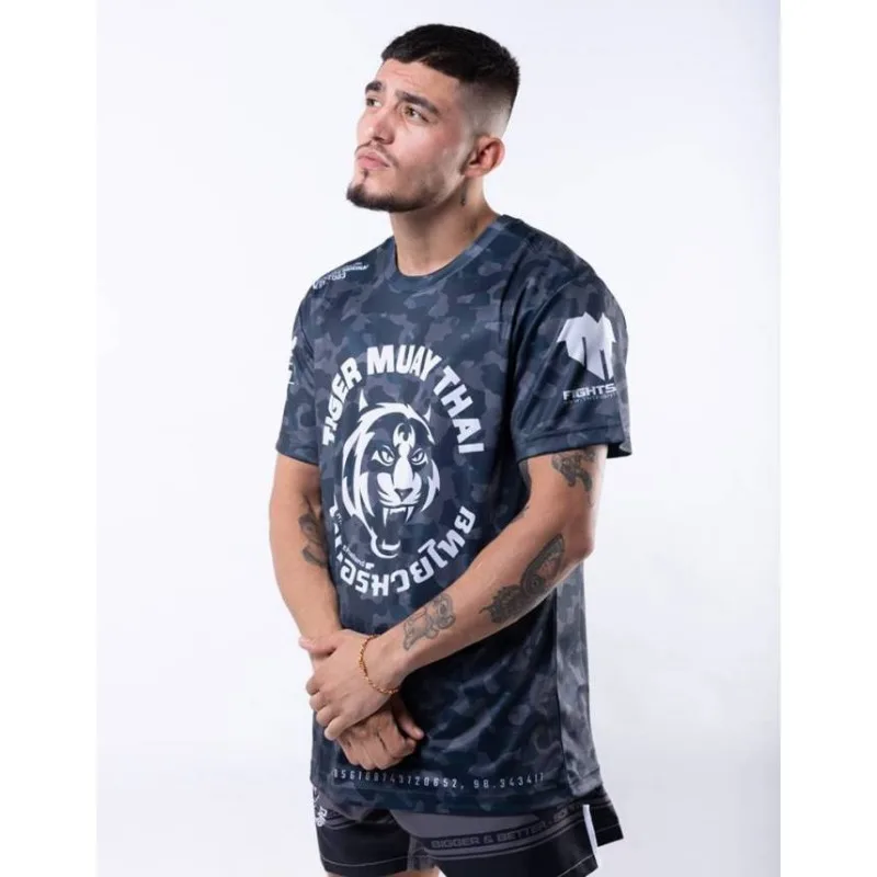 2026 Y2K Style Mixed Martial Arts Thai Fighting Schnelltrocknendes Kurzarm-T-Shirt Herren MMA Training T-Shirt Street Style Sport-Top