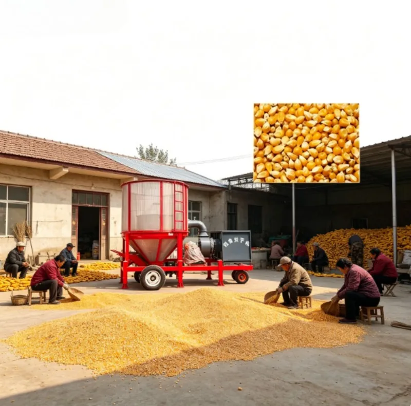 Commercial Grain Drying Machine Designed for Rice, Wheat, Soybeans Seed Drying Applications,Suitable for Home, Farm,Storage