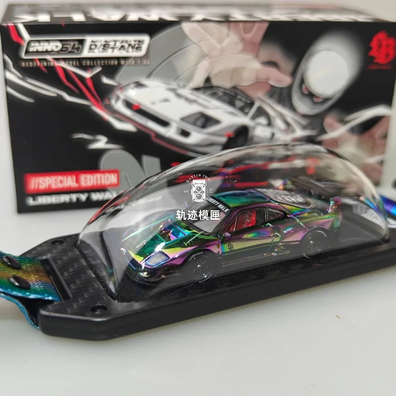 In stock 1:64 2026HEC limited edition F40 wearable alloy simulation car model, boy toy gift, room collection statue