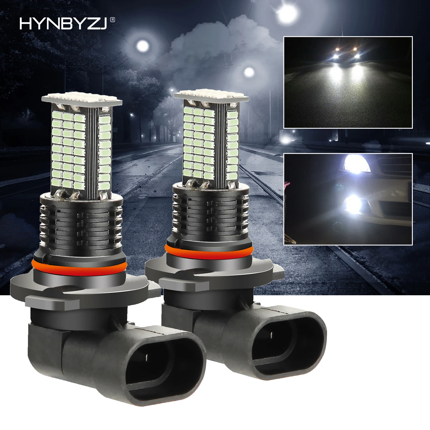 

H7 H8 H11 H16 9005 9006 2Pcs P13W Fog Lights Bulb 84pcs 3014SMD 3200LM Car Driving Running Auto Fog Lamps 6000K White 12V 24V