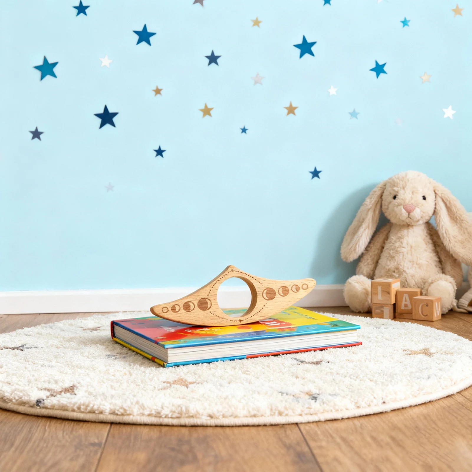 Wooden Thumb Bookmark One-Hand Flip Page Holder Portable Reading Clamp Natural Wood Book Page Marker for Readers Students