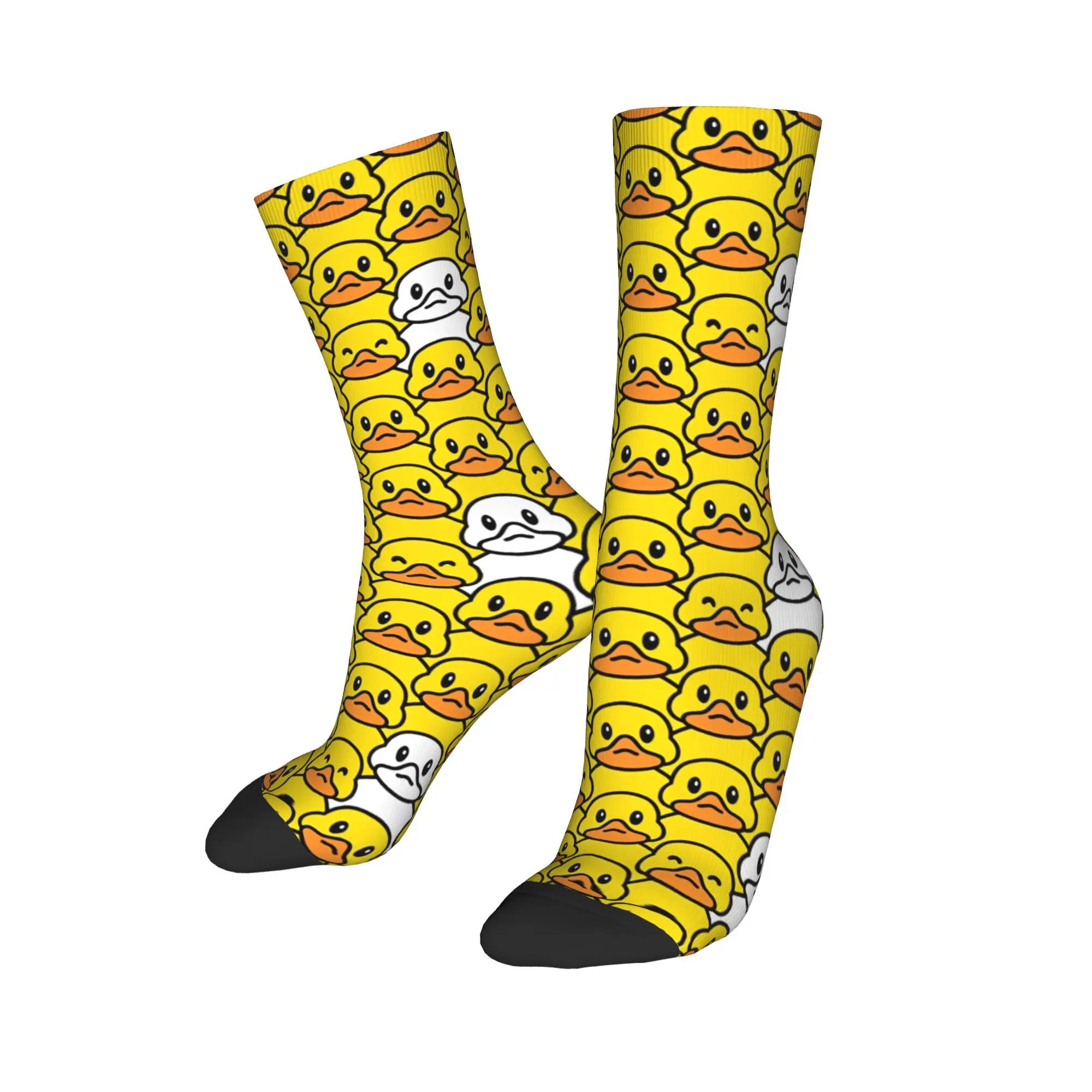 

Winter Warm Colorful Women Men Cute Duck Cartoon Socks Non-slip Crew Socks
