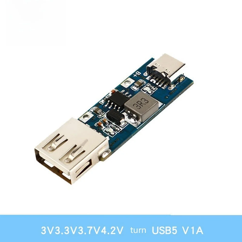 USB Boost Module 3V to 5V 1A Power Supply Charging Board Compact Design with Charge and Discharge LED Indicators