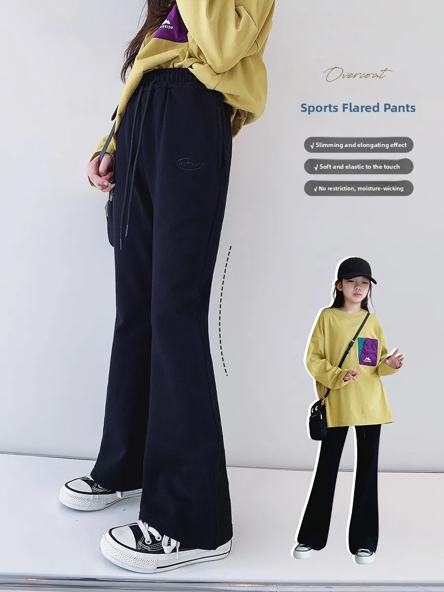 pantalon-evase-decontracte-pour-filles-nouveau-style-printemps-simple-retro-tendance-etudiante-en-coton-taille-haute-long-pour-adolescentes