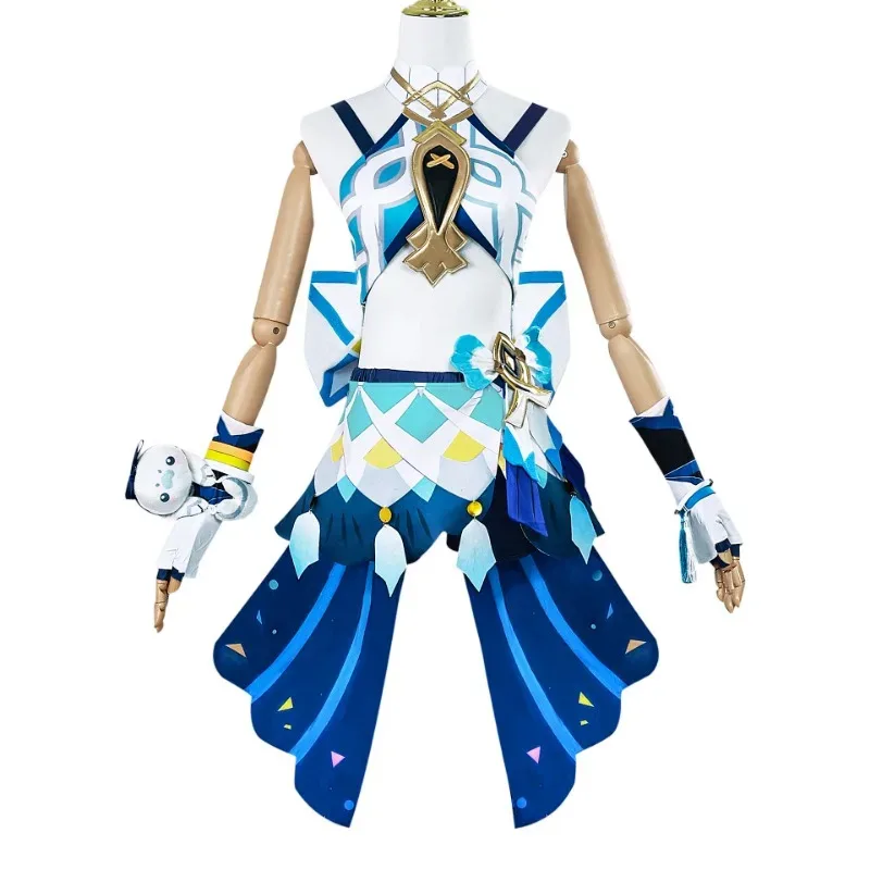 Disfraz de Cosplay aaa12 3Mualani, juego Genshin Impact Natlan mualani, juego de rol de Anime, trajes de fiesta de Carnaval, ropa coaplay de Halloween