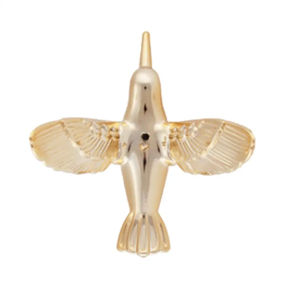 Small Resin Hanging Bird Ornament Decorative Hummingbird Wall Art for Interior House and Room Accessories