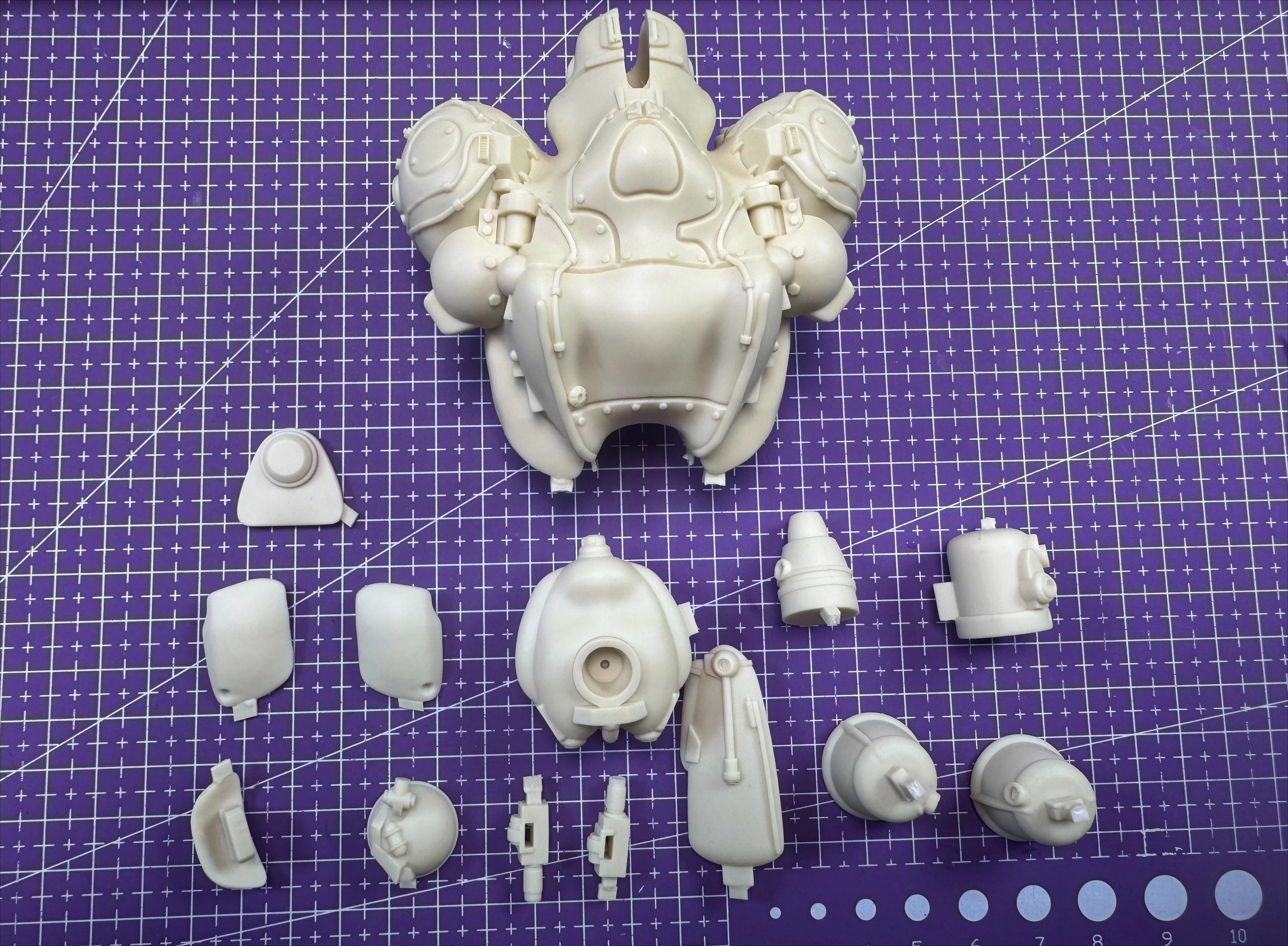 1:20 Cast Resin Model Assembly Kit, GK, Resin Aircraft, Unpainted, Without Water Stickers