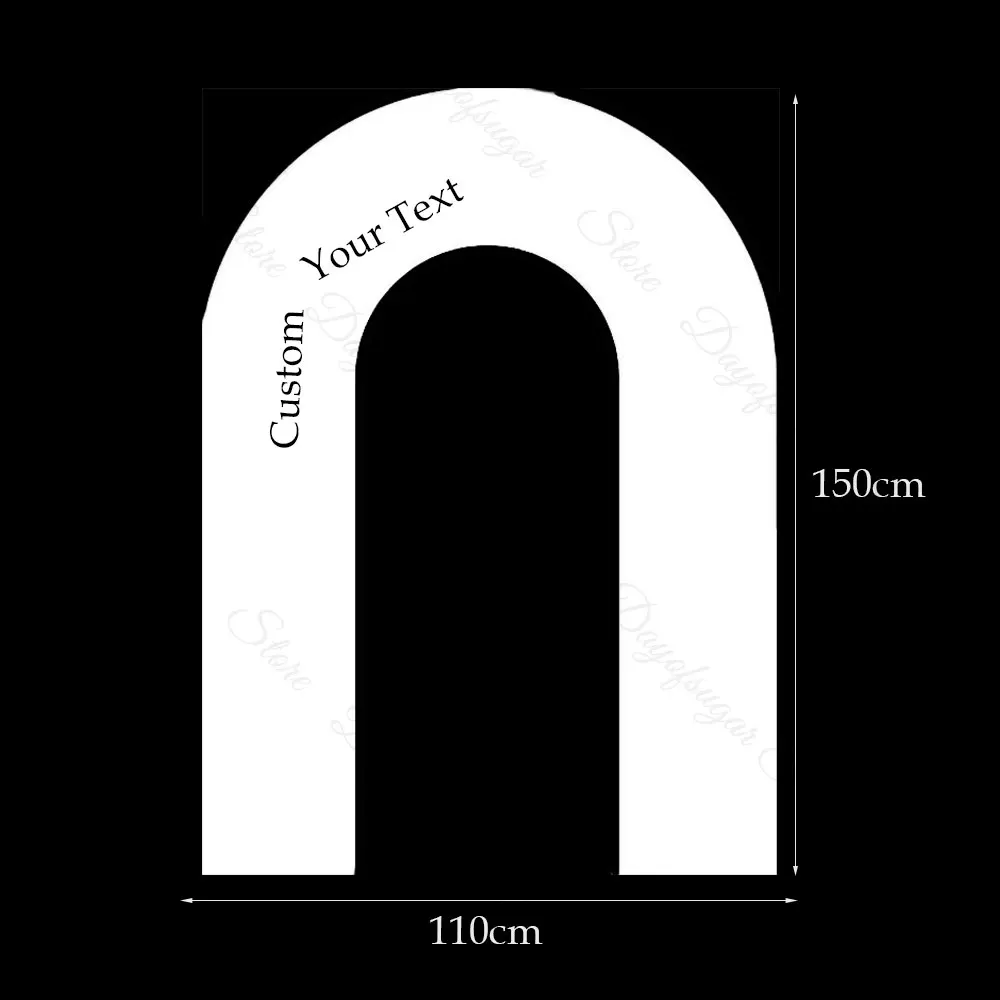 Panneau d\'Arrière-Plan Personnalisé en Mousse Mosaïque, Support d\'Arc pour Anniversaire, Mariage, ixPréChristophe, Décoration de Fond, 150cm