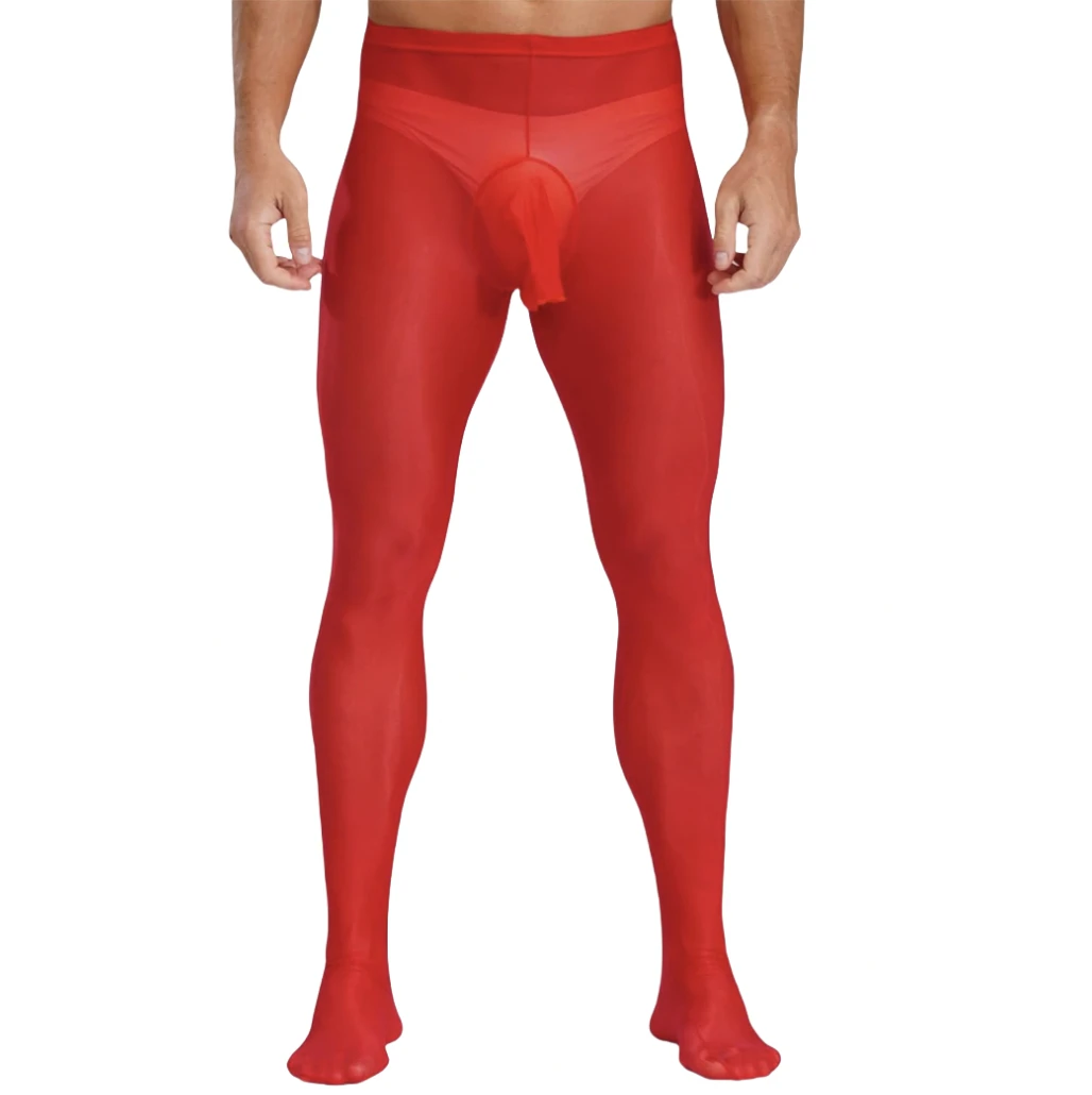 

Soft Sissy Bodystockings JJ-cover Silky Tights Black White Red Male Underwear Fetish Sheer Legging New Fun Men's Costumes
