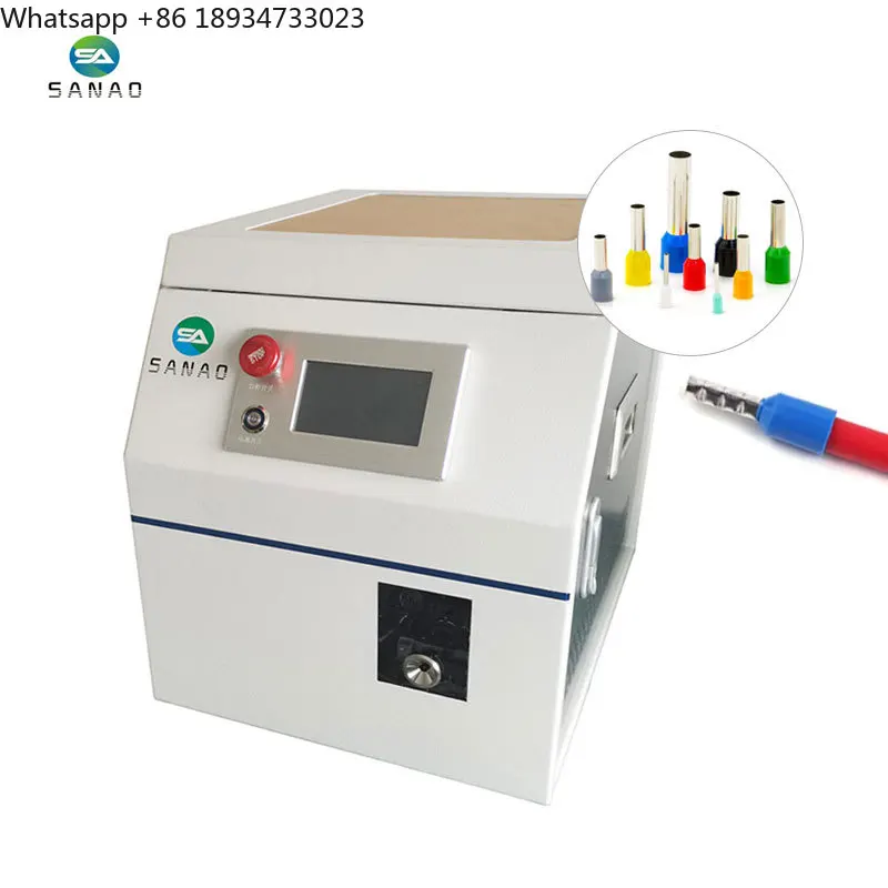 Automatic Ferrule Terminal Crimping Machine 0.25-4mm² Wire End Sleeves Crimper High Precision Electric Crimping Tool