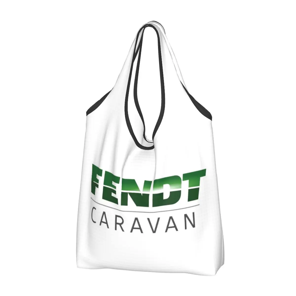 Fendt Caravan Portable Tote Shopping Bags Large Capacity Shopper Bag Grocery Handbag Shoulder Bag