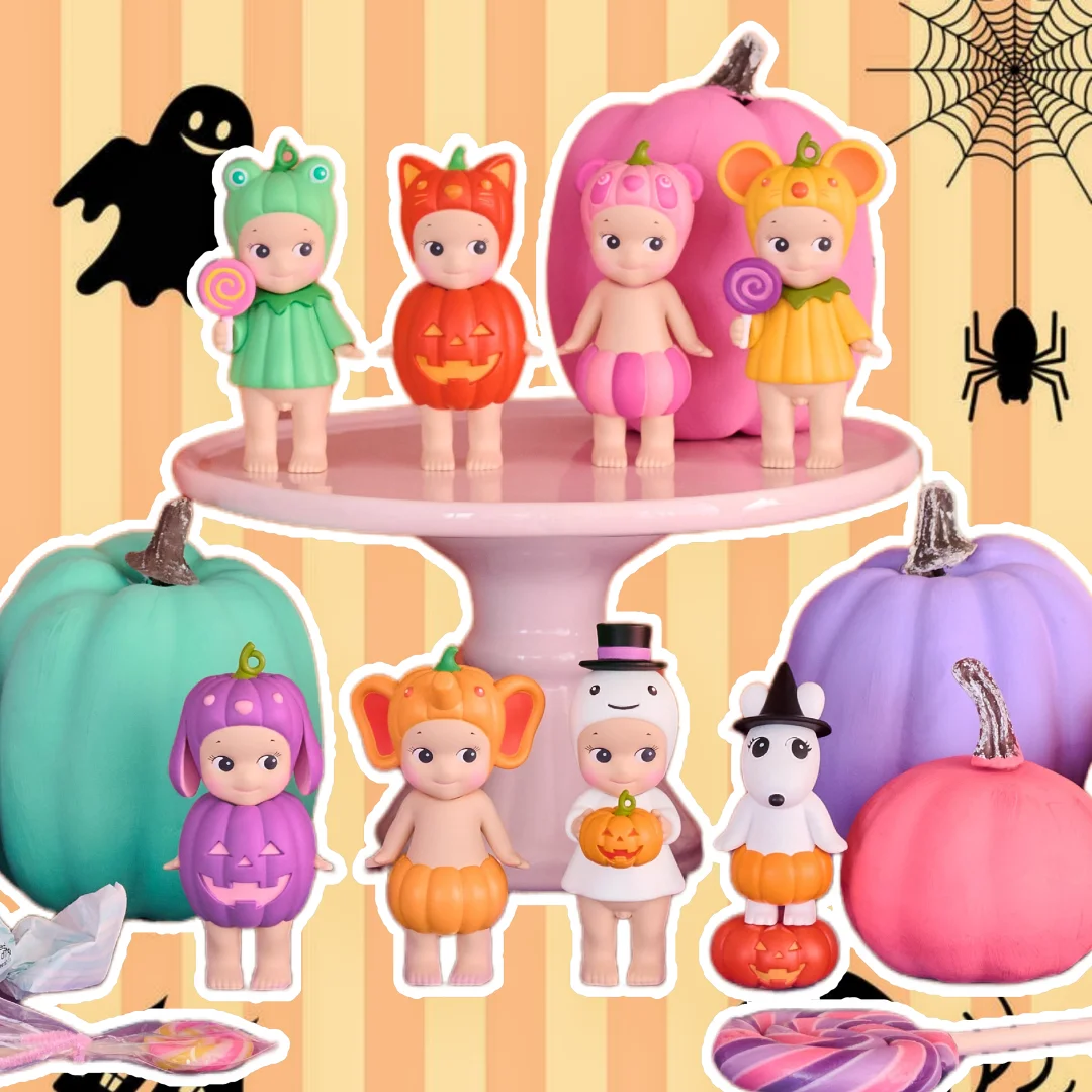 

Genuine Sonny Angel 2025 Pumpkin Patch Series Mini Figure Blind Box Cute Doll Model Collect Decoration Toy Mystery Box Fans Gift