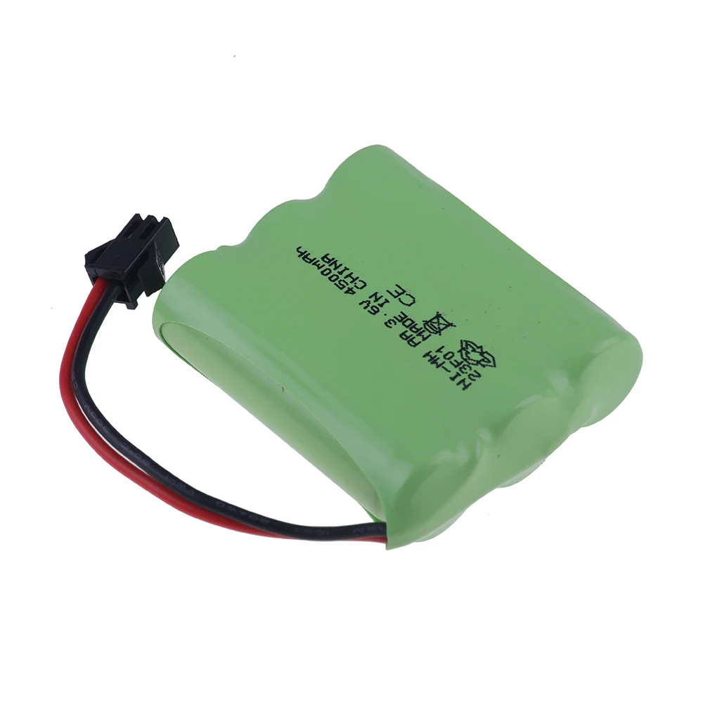 ชุดแบตเตอรี่ NI-MH 3.6V 4500mAh พร้อมที่ชาร์จสำหรับหุ่นยนต์ mobil RC ชิ้นส่วนปืนรถไฟเรือ AA 3.6V 3000mAh แบตเตอรี่แบบชาร์จไฟได้