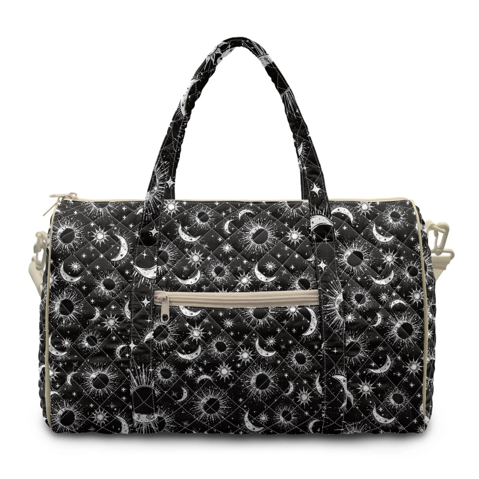 Coloranimal Stars 2026 New Quilted Duffle Bags for Women Zippered Travel Tote