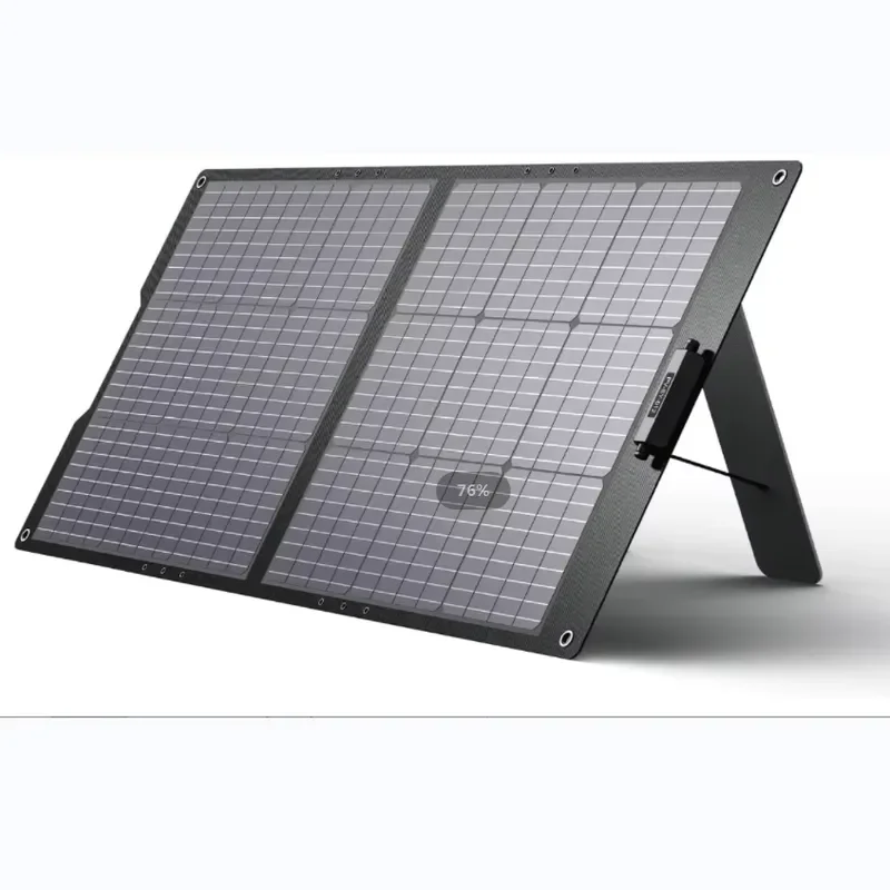 

100W Portable Foldable Solar Panel with Adjustable Stand for Power Stations Emergency Charging