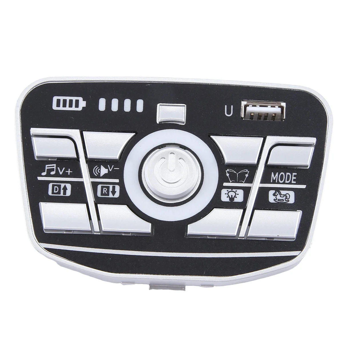 Children's Electric Vehicle Power Supply Central Control Switch Multi Functional Bluetooth Music Power Monitorr