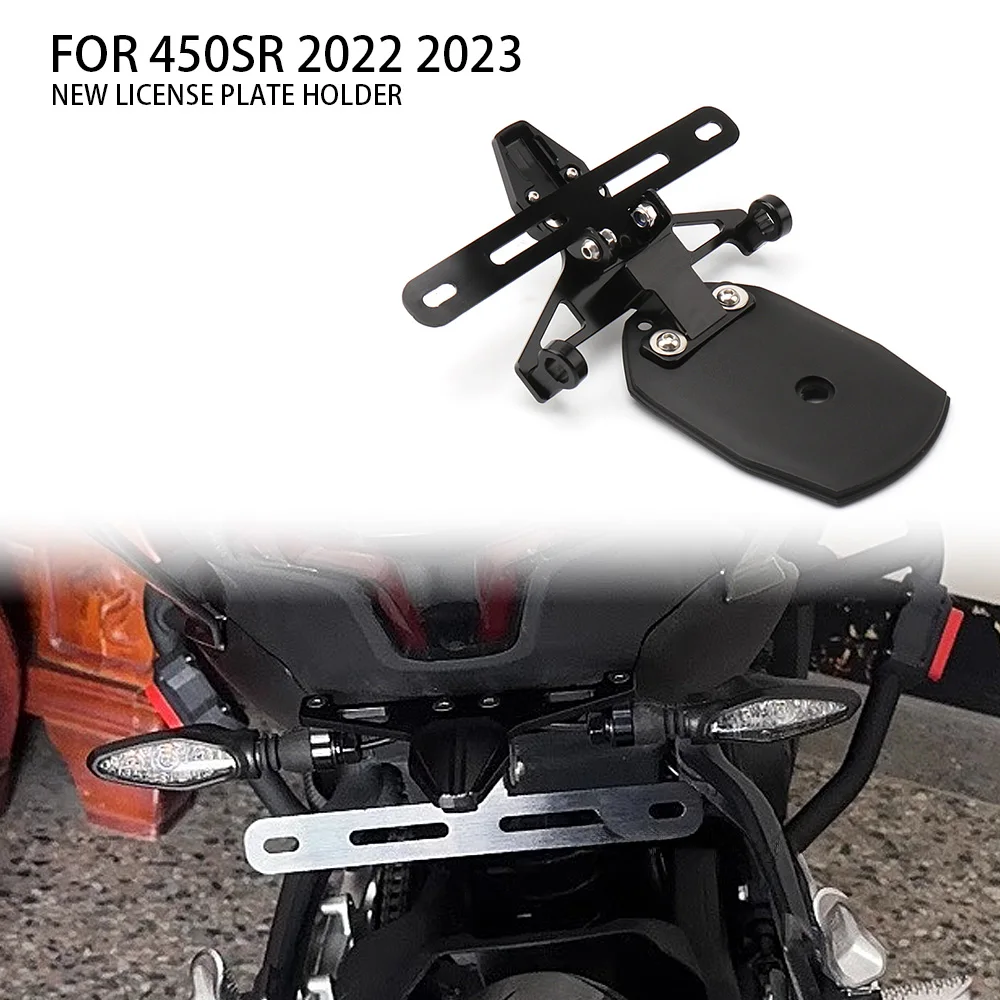 

New Motorcycle Rear Tail Tidy Fender Eliminator Kit Fit For CFMOTO 450SR 450 SR 2022 2023 License Plate Holder Bracket