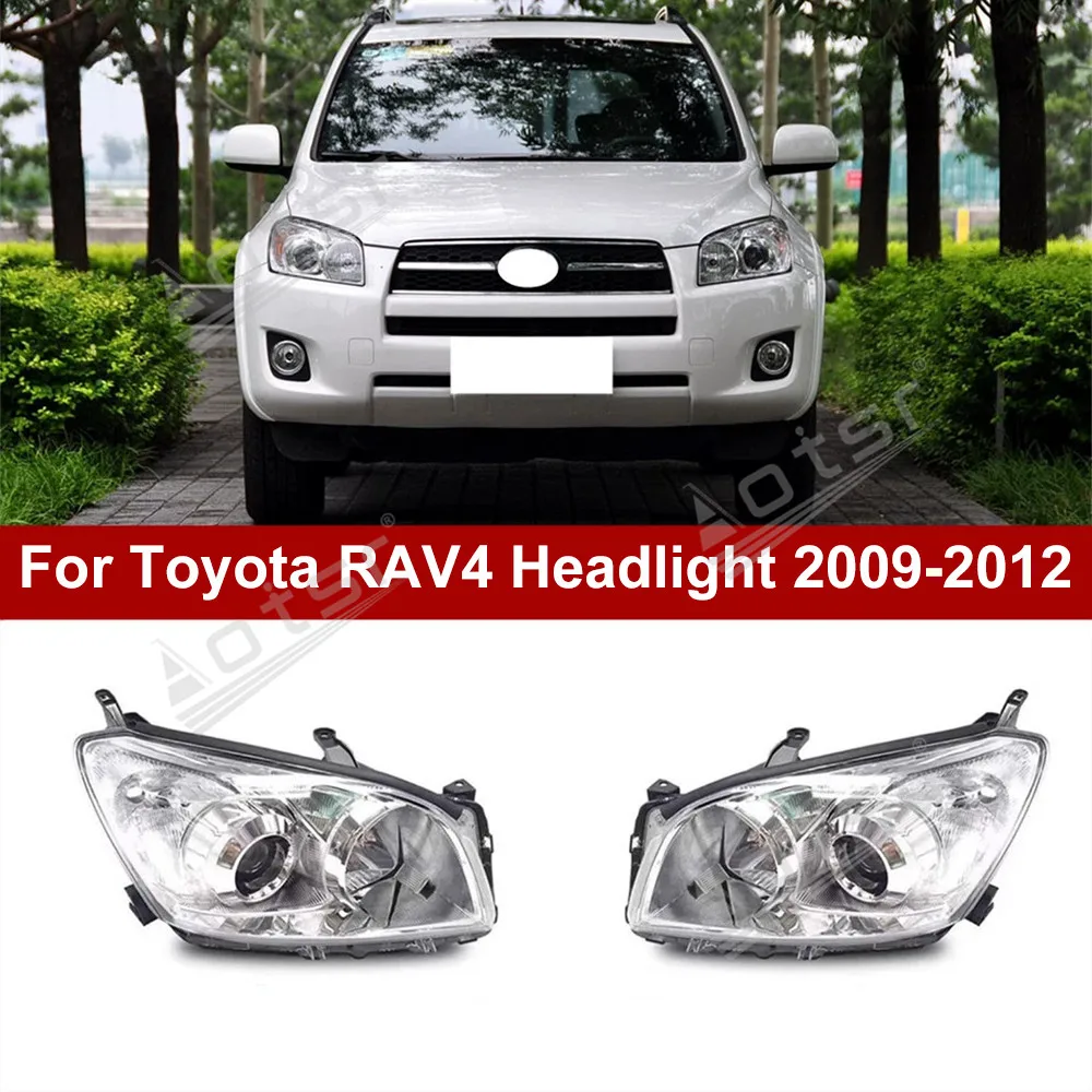 

Модификация автомобильных аксессуаров для Toyota RAV4 2009-2012, обновленные угловые глаза, автомобильные фары, фара в сборе