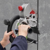 1800W Slot Cutter, Wall Cutter Slot Machine, Electric Wall Cutter, 7000 U/min, 40 * 23 * 25cm Groove Slotter Circular Saw Blades