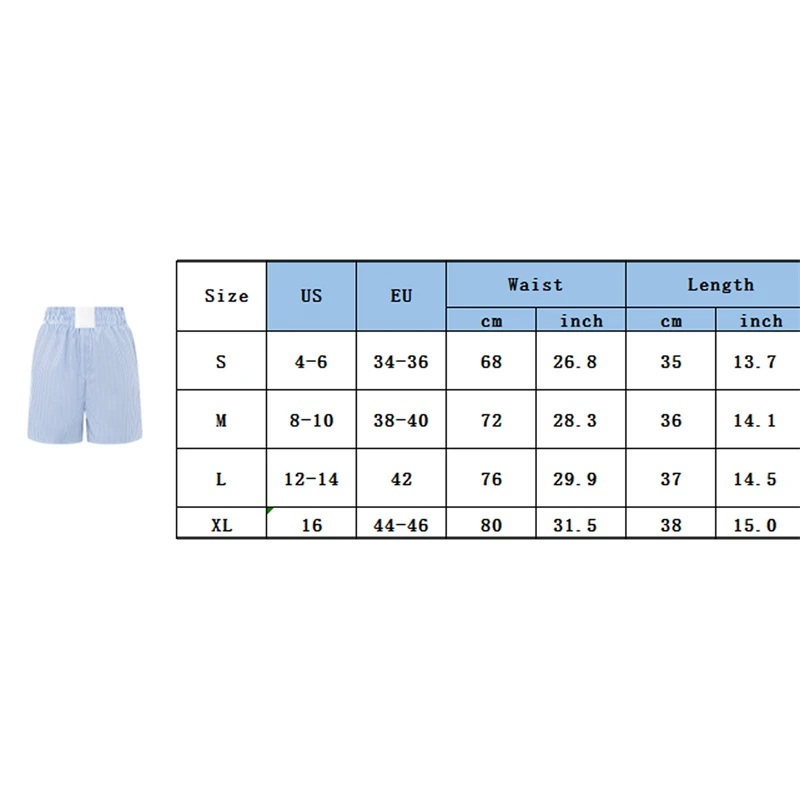 Женские летние шорты Y2k, модные повседневные короткие брюки в полоску, свободные шорты, мешковатые боксеры с эластичным поясом, спортивный костюм