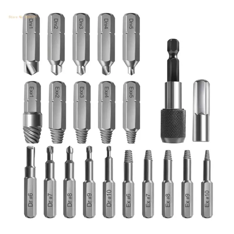 22Pcs Extractor Screwdriver Remover Purpose Tools Disassemble Screws Dropship