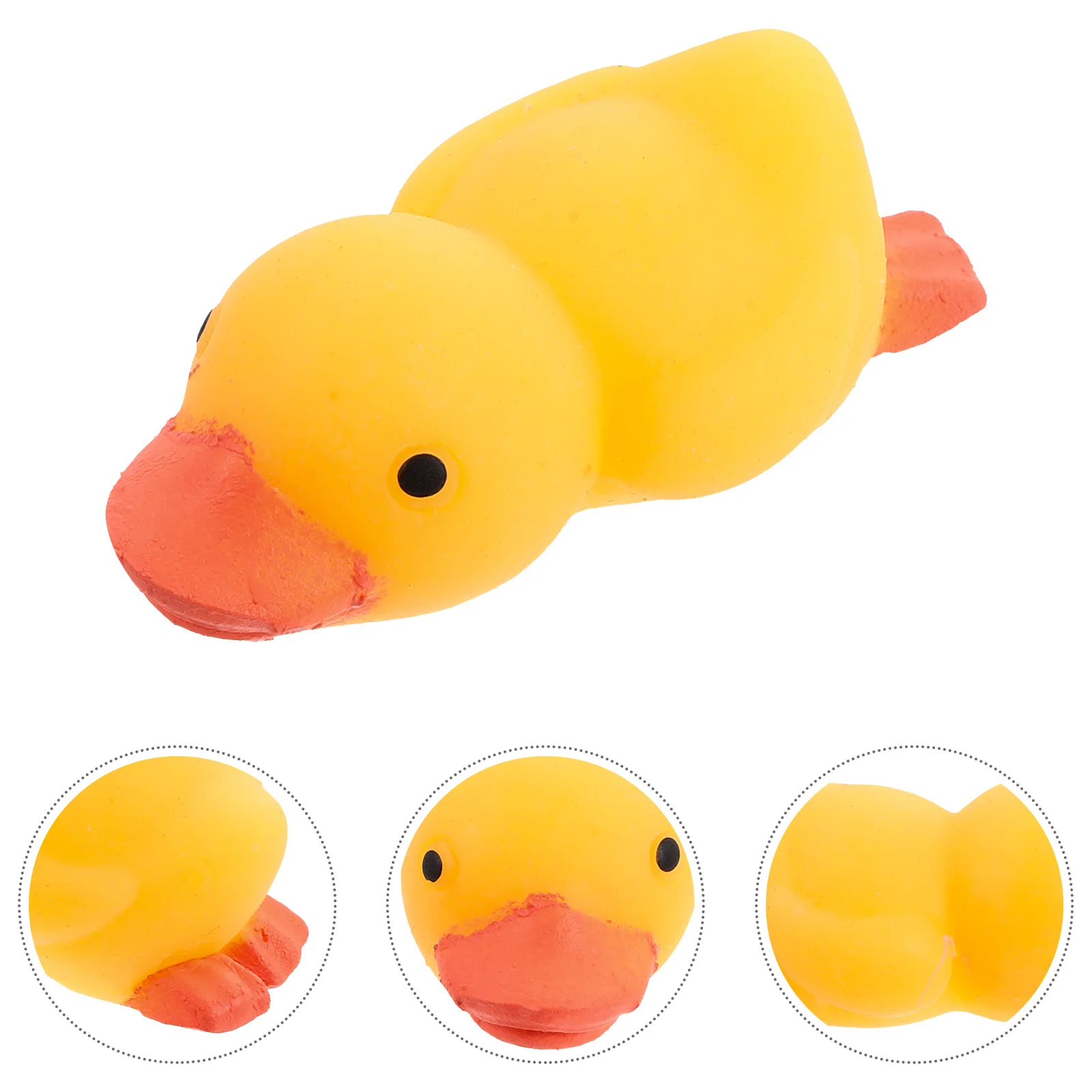 10 Pcs Toy Pinch Fun Decompression Toys Portable Fidget Yellow Child