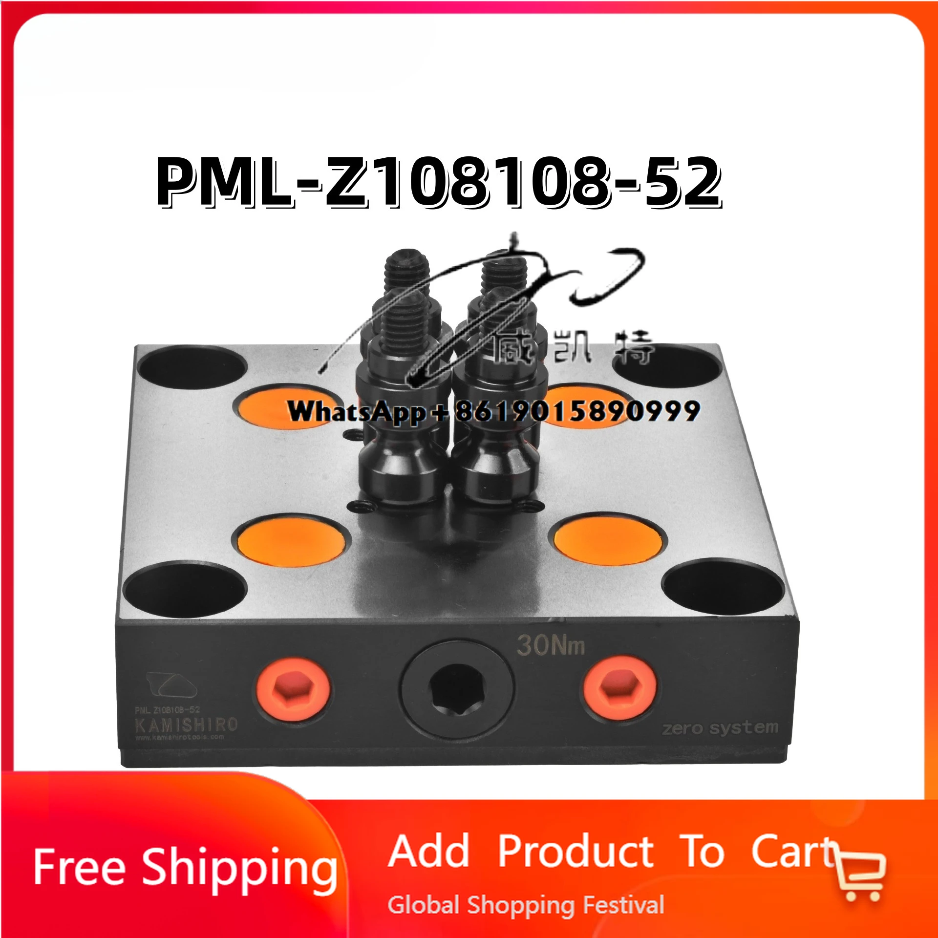 

Cnc Machine Center 5th Axis CNC Rotary Quick Change Three- Sided Pyramids Zero Point Clamping RockLock 52mm Self Centering Vise