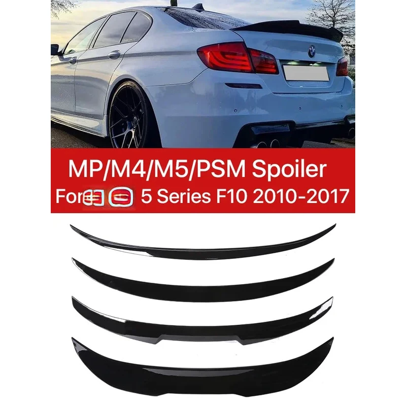 

Rear Bumper Trunk Spoiler Lip Roof Carbon Boot Spoiler Wing M5 MP M4 PSM For 5 Series F10 2010-2017 Car Accessories