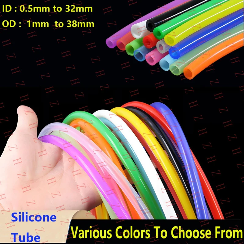 

U+Silicone Vacuum Vac Hose Pipe Tube 0.5mm to 32mm Inner Diameter Various Colors-【Wholesale private message sellers】