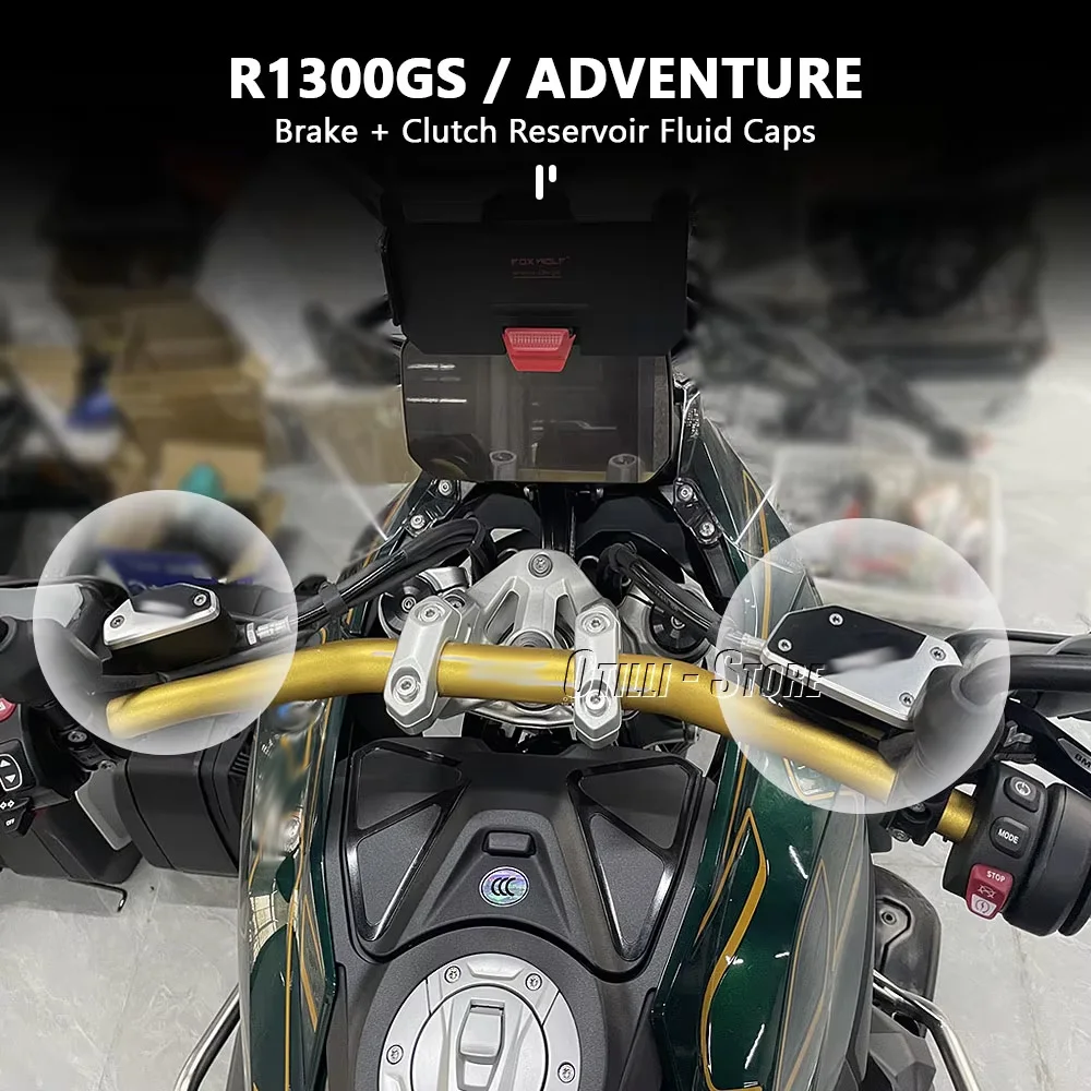 Für BMW R1300GS R1300 GS R 1300 GS ADVENTURE 2023 2024 2025 Motorrad Vorderradbremse Kupplungsflüssigkeitsbehälter-Abdeckkappe