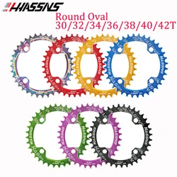 HASSNS Crank Mtb Chainring Single Crown Teeth Mountain Bike Monoplates Narrow Wide Star Deckas Bcd 104 Bicycle Crankset