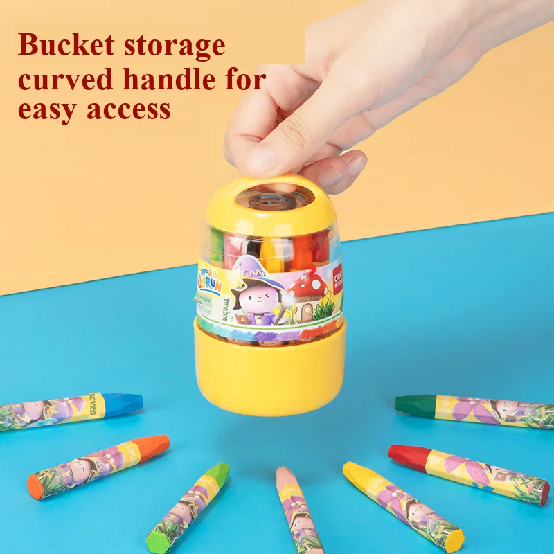 ديلي 72090 12 لونًا من ألوان الباستيل الزيتية قلم تلوين شمع ملون قلم رصاص شهادات الاتحاد الأوروبي والولايات المتحدة #6