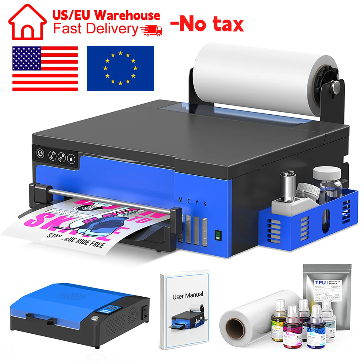 

Принтер A3/A4 DTF (Direct to Film) для печати на текстиле, ткани, одежде с использованием печатающей головки Epson XP600, по сниженной цене.