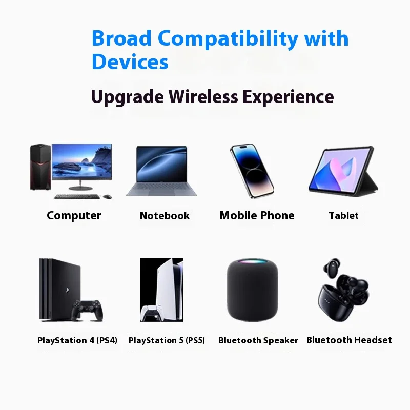 الإبداعية BT-W6 بلوتوث 5.4 LE جهاز إرسال سمعي LC3 الكمون المنخفض ضياع فك ميكروفون المدخلات PS4/5-switch Esports لعبة