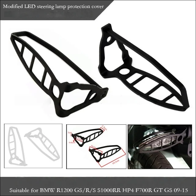 

Motorcycle Turn Signal Indicator Light Grill Protector Cover For BMW R1200 Gs/R/S 2009-2014 S1000rr F700 Gs F800 R GS