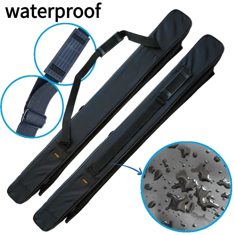 1.1 Meter Sword Bag Packed 2 Sword Waterproof Bag For Stick Knife Katana Kendo Holder Carry Case Tai Chi Bag Shoulder Bag Black view 3