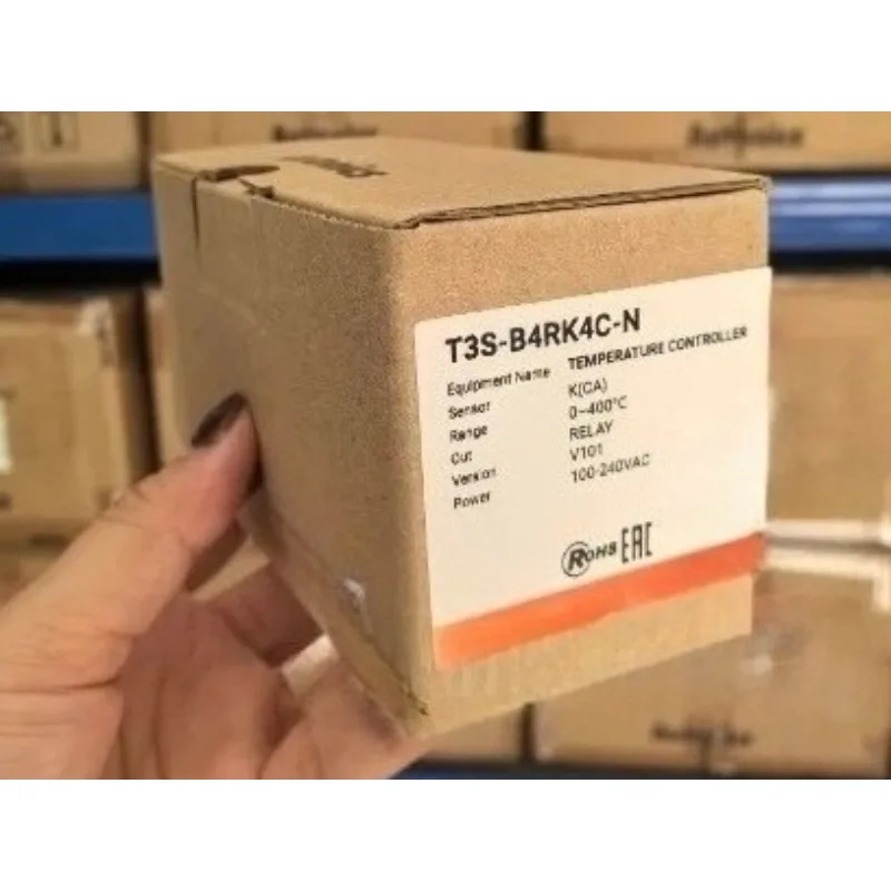 1PCS T3S-B4RK4C-N Digital Temperature Controller 48×48mm DIN 0-400℃ K Thermocouple Relay Output