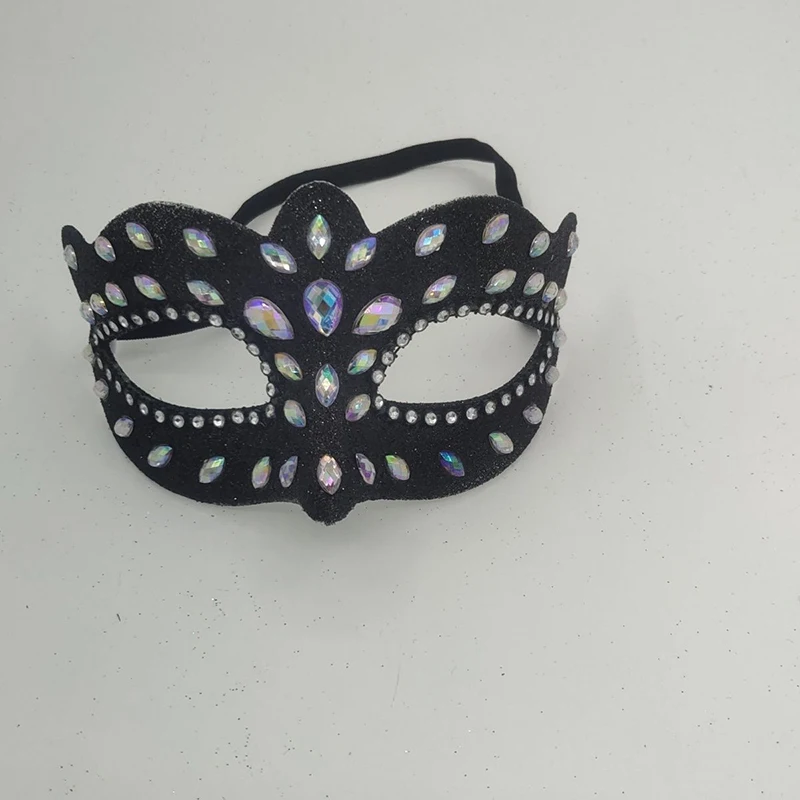 Rhinestones Women Masquerade Masks Shining Fashion Party Gathering Halloween Easter Christmas Cosplay Dance Festival Bar Show