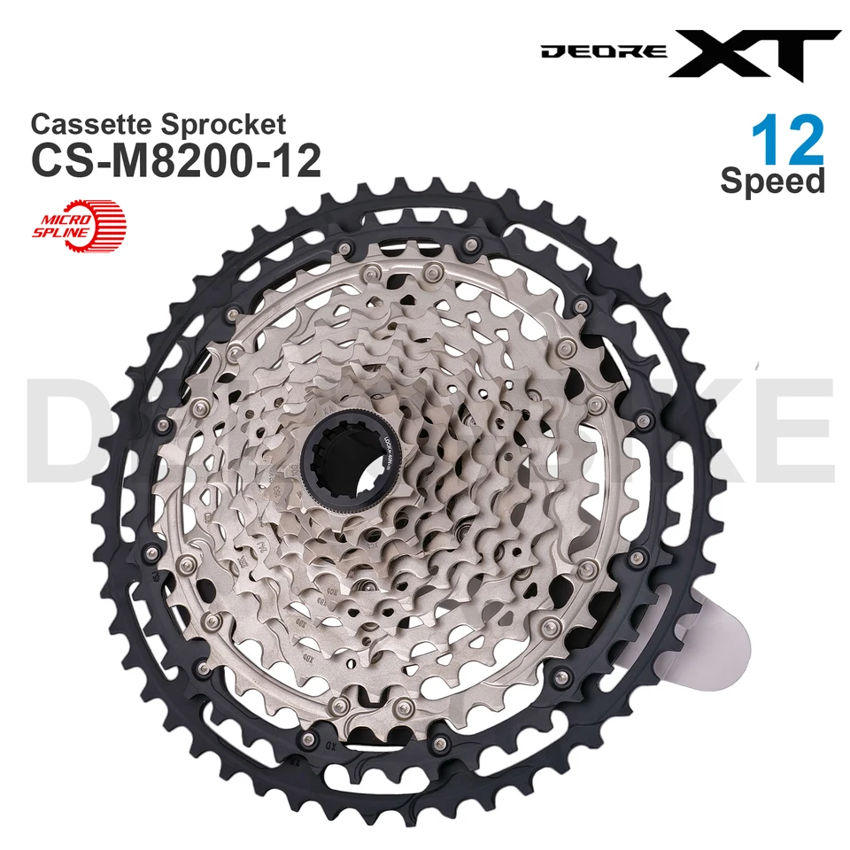 SHIMANO DEORE XT Cassette Sprocket CS-M8200-12 M8200 for MTB 12