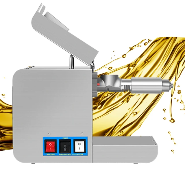 

Home Seed Oil Extraction Machine Cocoa Oil Pressers Machine Factory Price Palm Kernel Coconut Oil Expeller