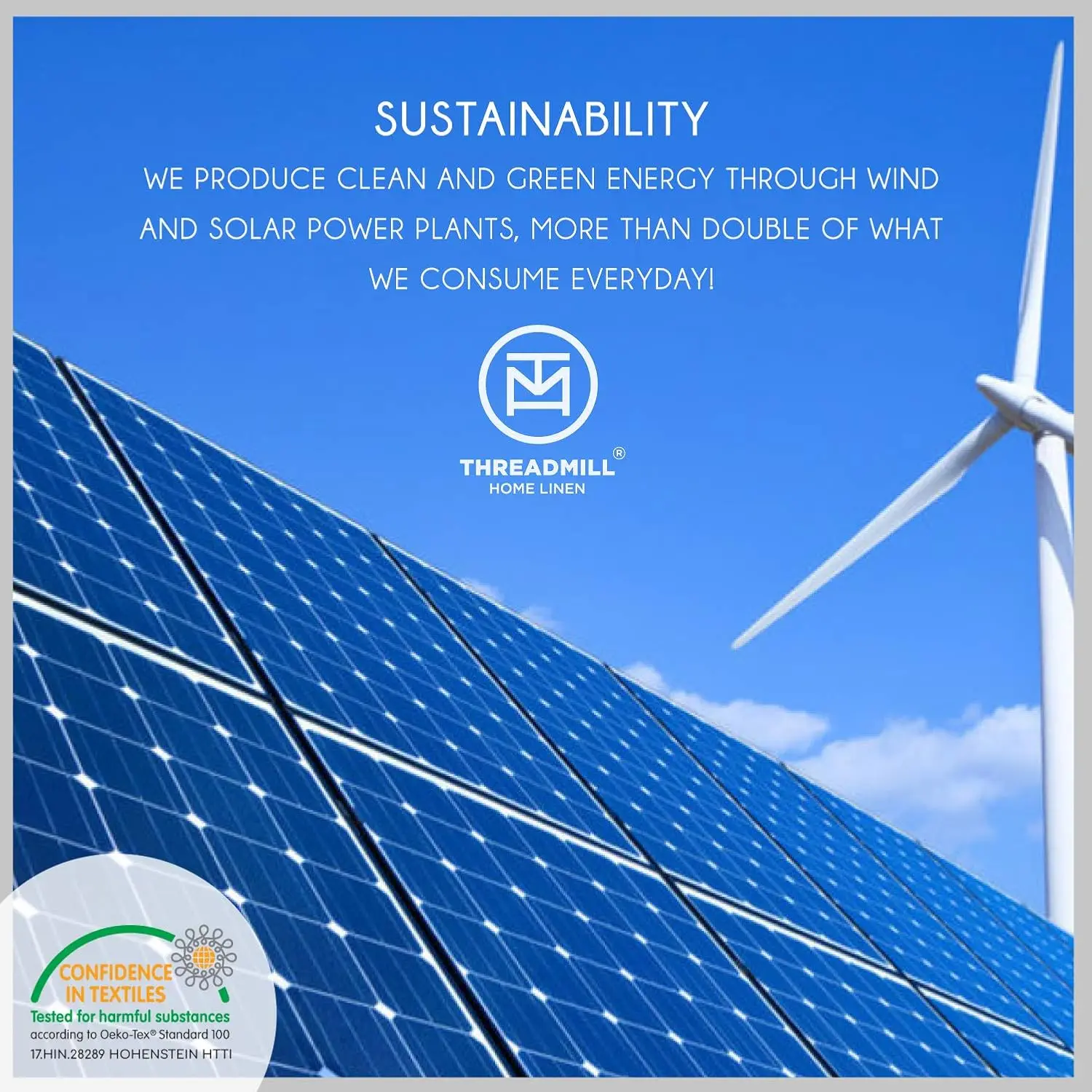 Set lenzuola Twin Xl in cotone Threadmill |