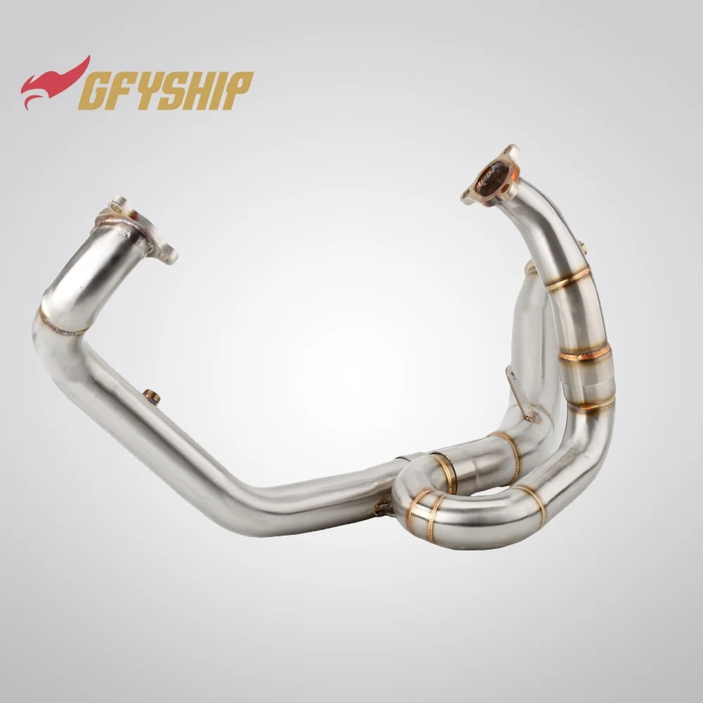 Motorcycle Exhausts Middle Link Pipes Slip-on For KTM 1050 1090 1190 Adventure 1290 SUPER ADVENTURE R / S / T view 4