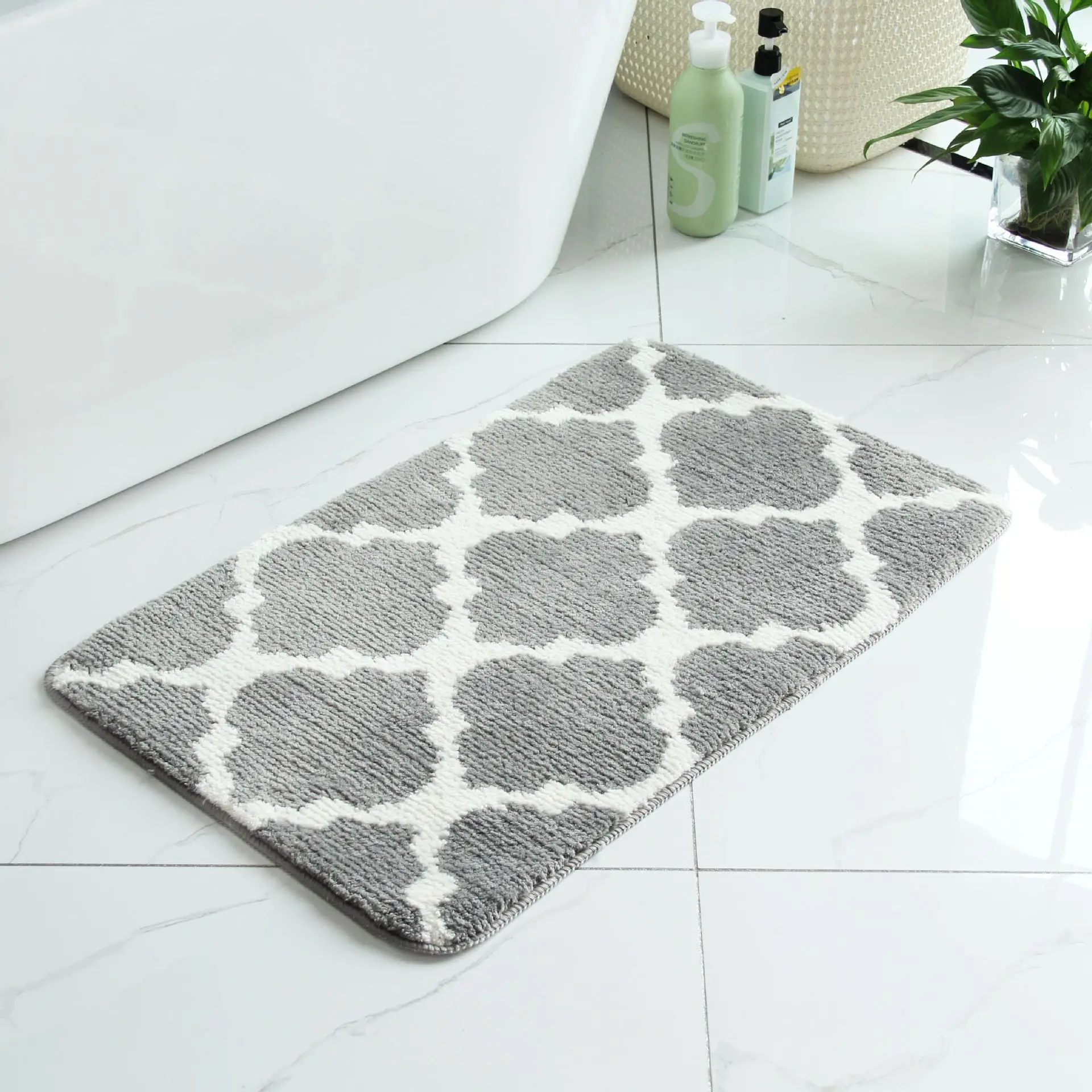 VIKAMA Minimalist Flannel Carpet Luxury Entrance Door Mat For The Foyer, Bathroom, Bedroom, Living Room Rug Home Decoration
