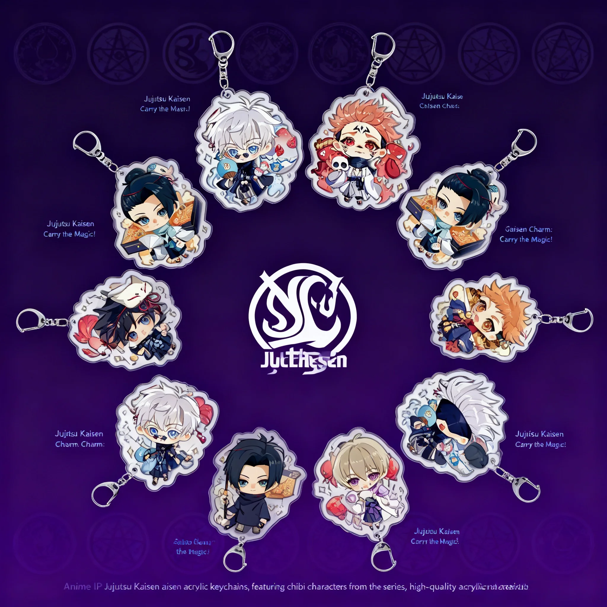 

Jujutsu Kaisen Yuji Itadori Acrylic Keychain Anime Merchandise Pendant Accessory Customizable In Stock Fast Shipping Layer