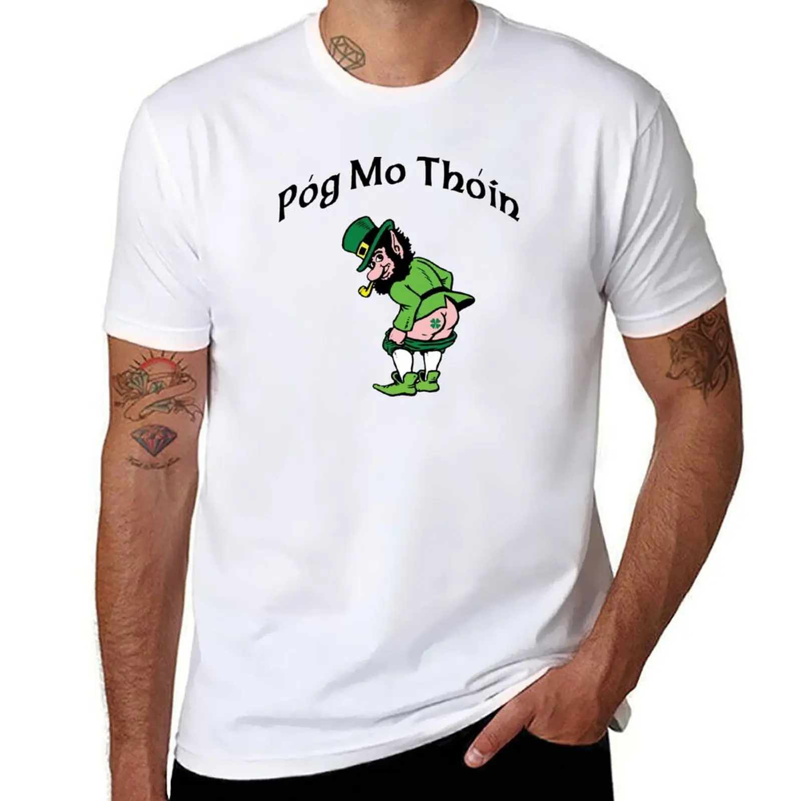 

Pog Mo Thoin T-Shirt cotton t shirts high quality anime t shirts oversize funny t shirts dark humor T-Shirt