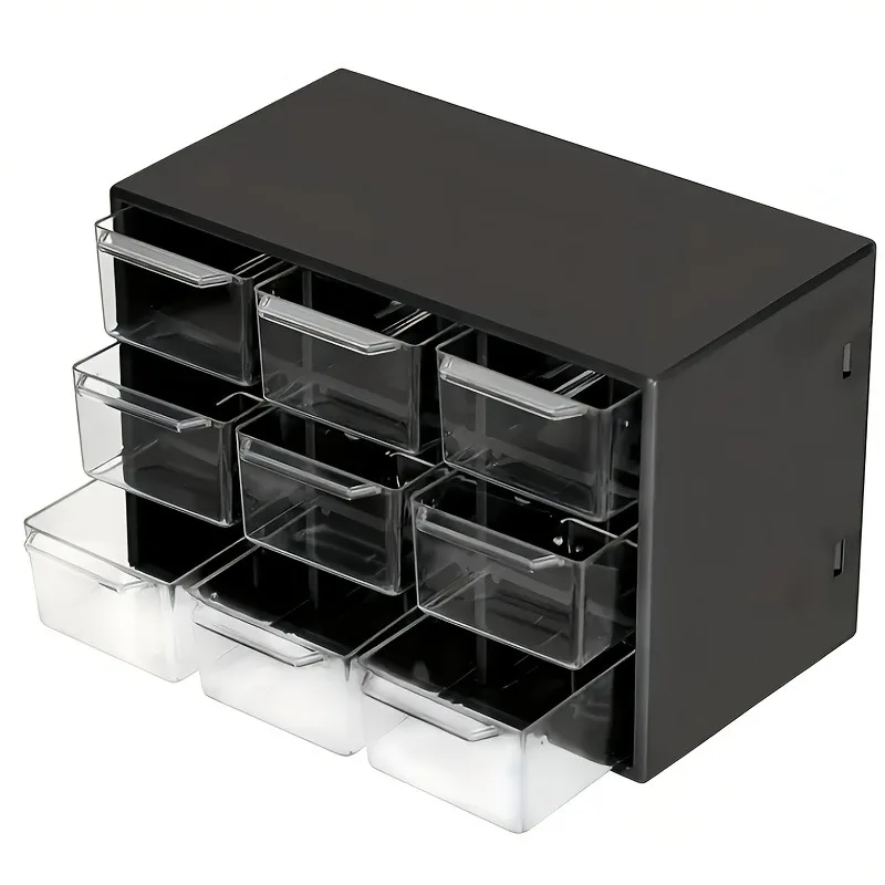 

Dustproof Multi-Grid Desktop Drawer Organizer - Portable Storage Box for Jewelry, Cosmetics, Desk Drawer Organizer Box